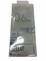 Гелевый прозрачный чехол Momax Clear Twist Hello для Samsung Galaxy S5 белый